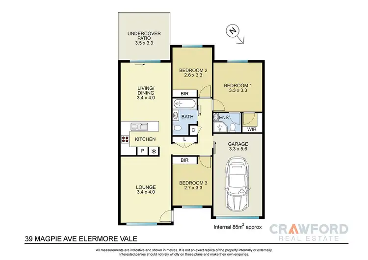 Floorplan of Homely house listing, 39 Magpie Avenue, Elermore Vale NSW 2287