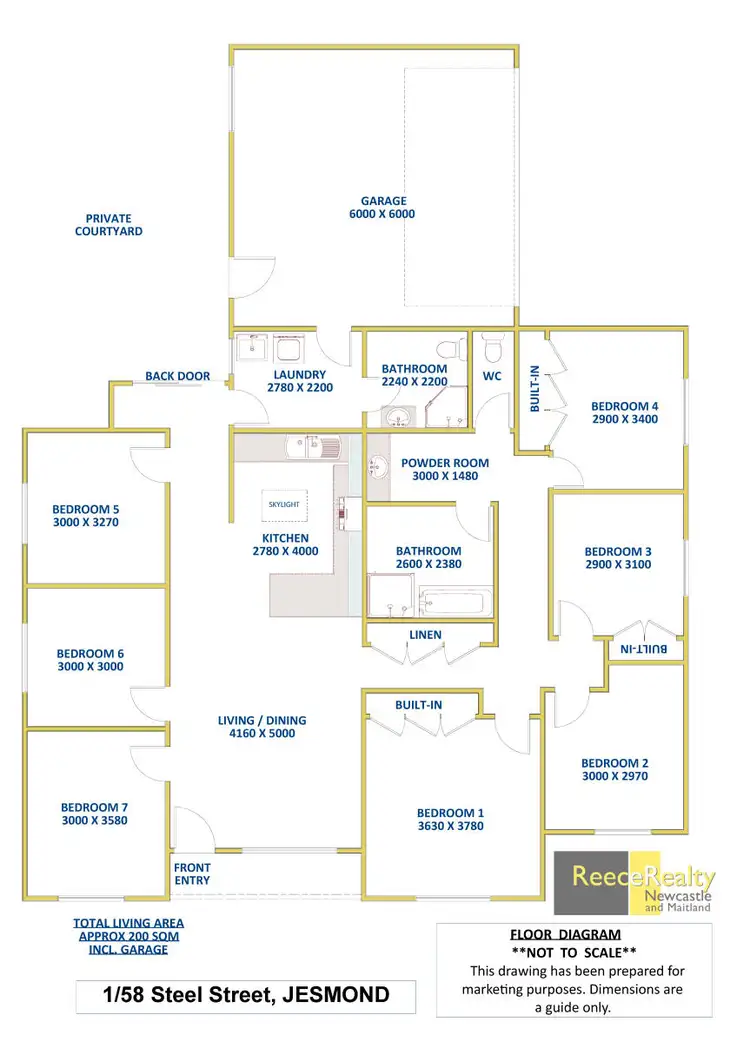 Floorplan of Homely house listing, 1/58 Steel Street, Jesmond NSW 2299