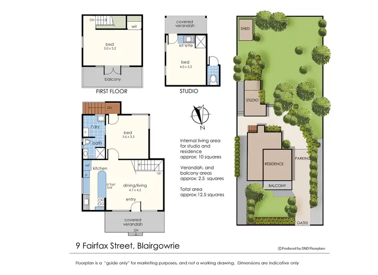 Floorplan of Homely house listing, 9 Fairfax Street, Blairgowrie VIC 3942