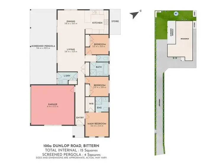 Floorplan of Homely house listing, 100A Dunlop Road, Bittern VIC 3918