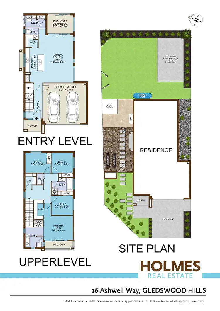 Floorplan of Homely house listing, 16 Ashwell Way, Gledswood Hills NSW 2557