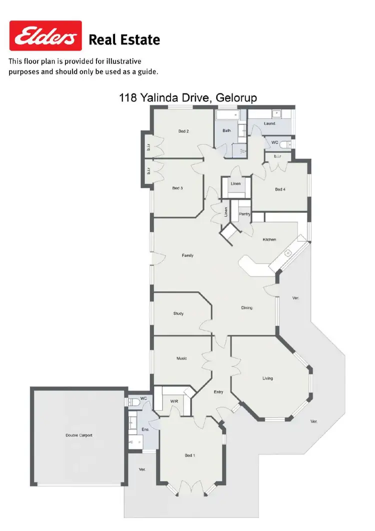 Floorplan of Homely house listing, 118 Yalinda Drive, Gelorup WA 6230