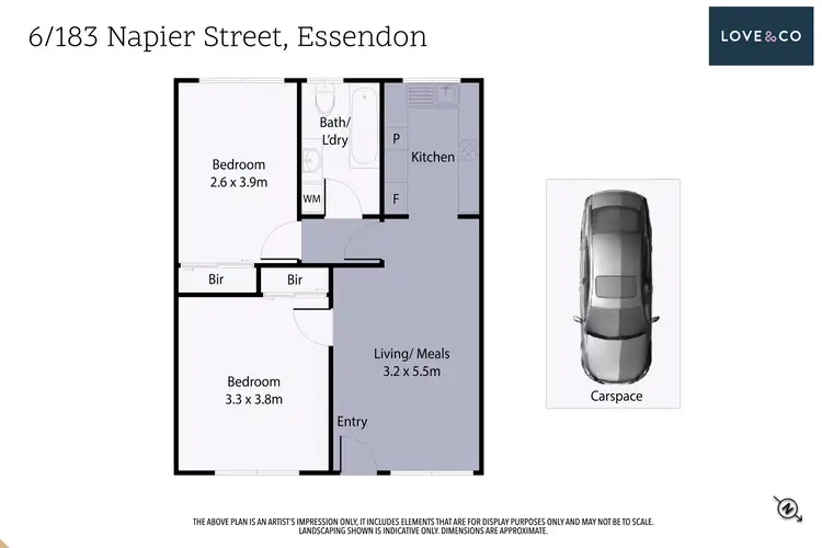 Floorplan of Homely apartment listing, 6/183 Napier Street, Essendon VIC 3040