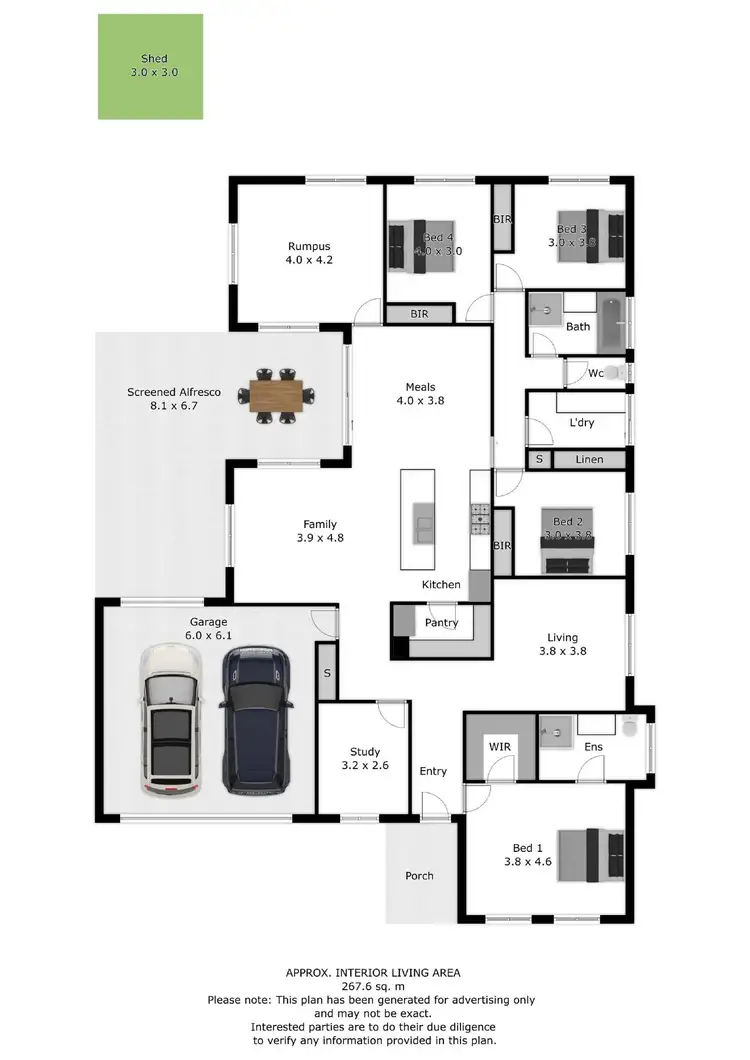 Floorplan of Homely house listing, 21 Kenneth Watson Drive, Bandiana VIC 3691