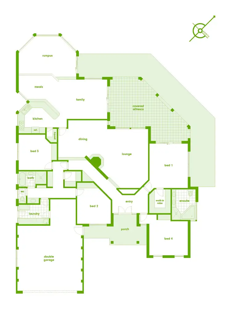 Floorplan of Homely house listing, 6 Elanora Place, Kambah ACT 2902