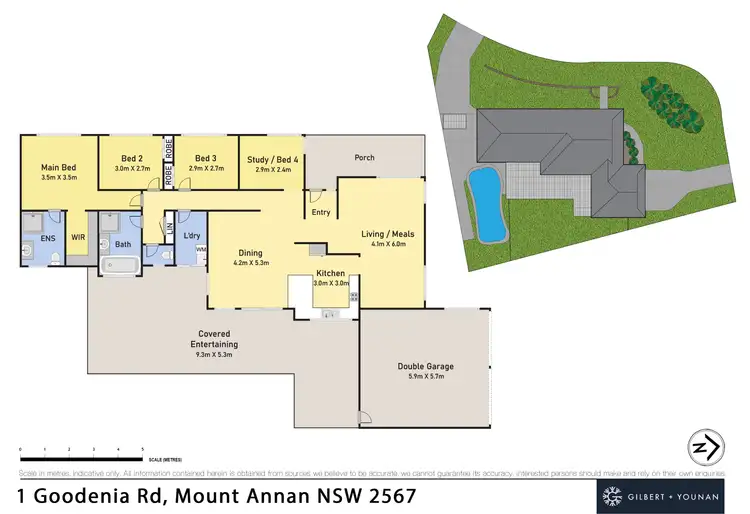 Floorplan of Homely house listing, 1 Goodenia Road, Mount Annan NSW 2567