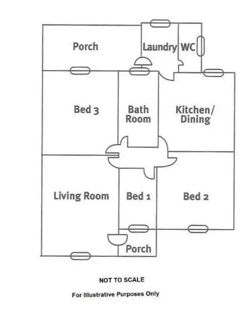 Floorplan of Homely semi-detached listing, 10 Bevan Crescent, Whyalla Stuart SA 5608