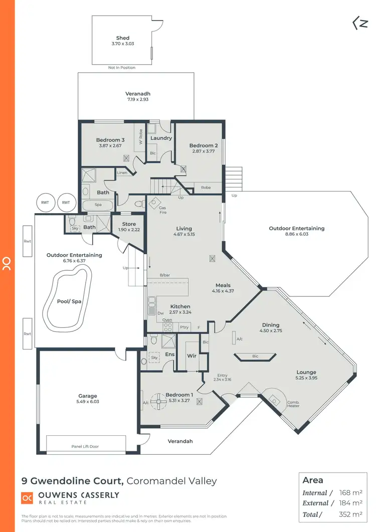 Floorplan of Homely house listing, 9 Gwendoline Court, Coromandel Valley SA 5051