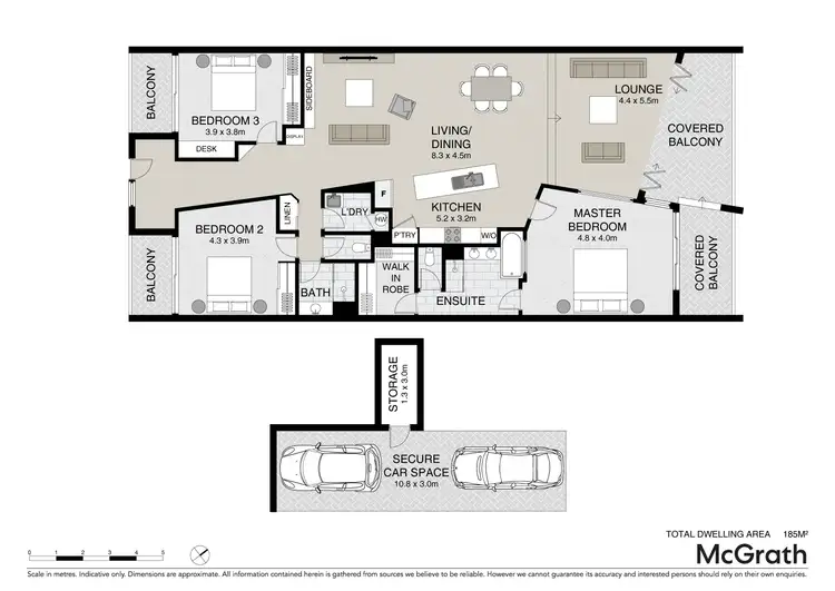 Floorplan of Homely apartment listing, 13/7 Grand Parade, Kawana Island QLD 4575