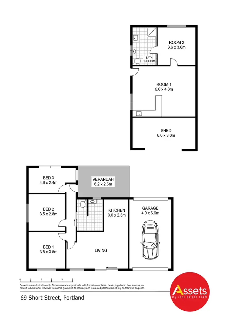 Floorplan of Homely land listing, 69 Short Street, Portland VIC 3305