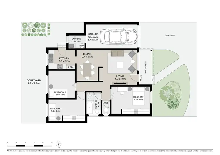 Floorplan of Homely villa listing, 11/6 Clareville Avenue, Sans Souci NSW 2219