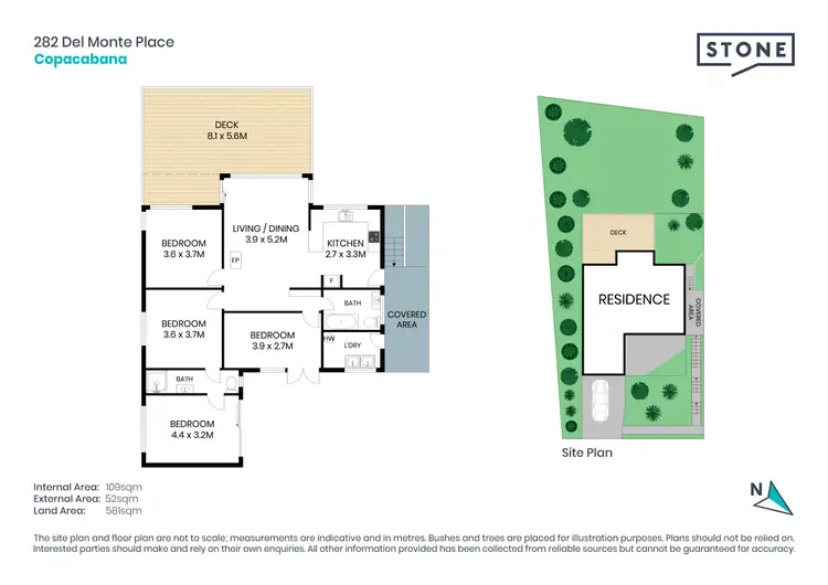 Floorplan of Homely house listing, 282 Del Monte Place, Copacabana NSW 2251