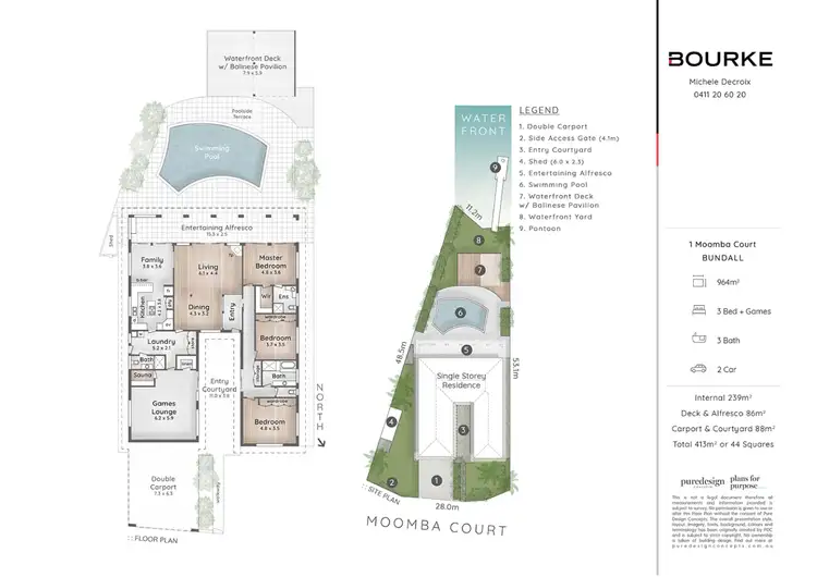 Floorplan of Homely house listing, 1 Moomba Court, Sorrento QLD 4217