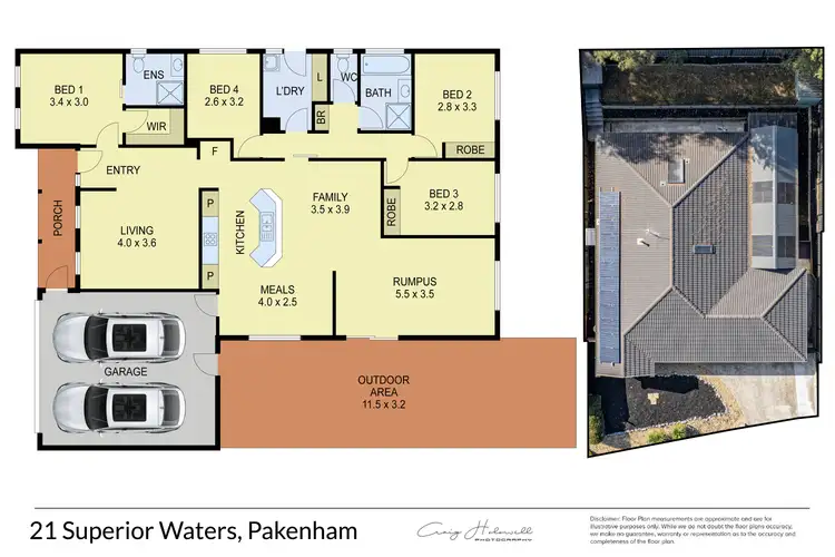 Floorplan of Homely house listing, 21 Superior Waters, Pakenham VIC 3810