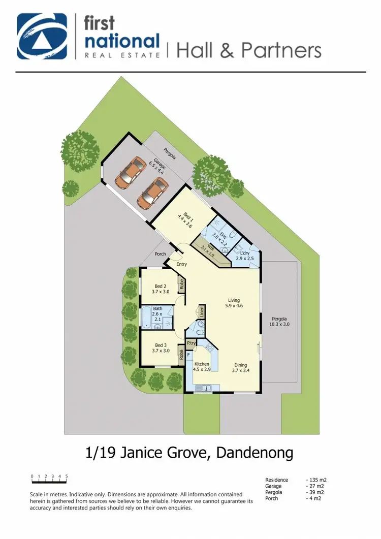 Floorplan of Homely unit listing, 1/19 Janice Grove, Dandenong VIC 3175