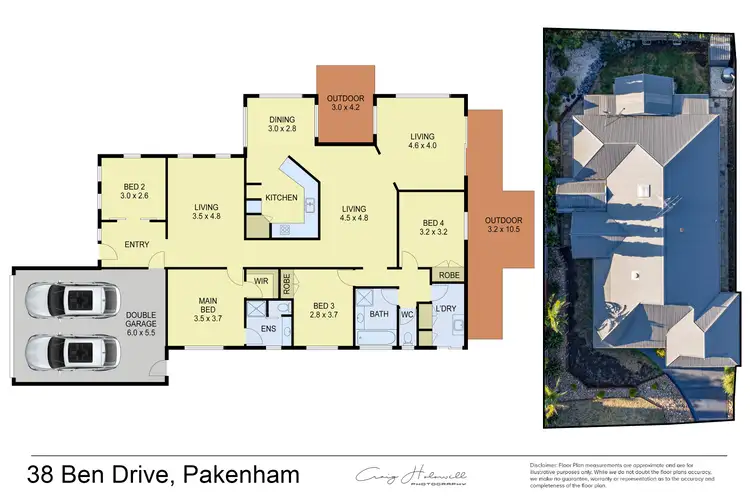 Floorplan of Homely house listing, 38 Ben Drive, Pakenham VIC 3810