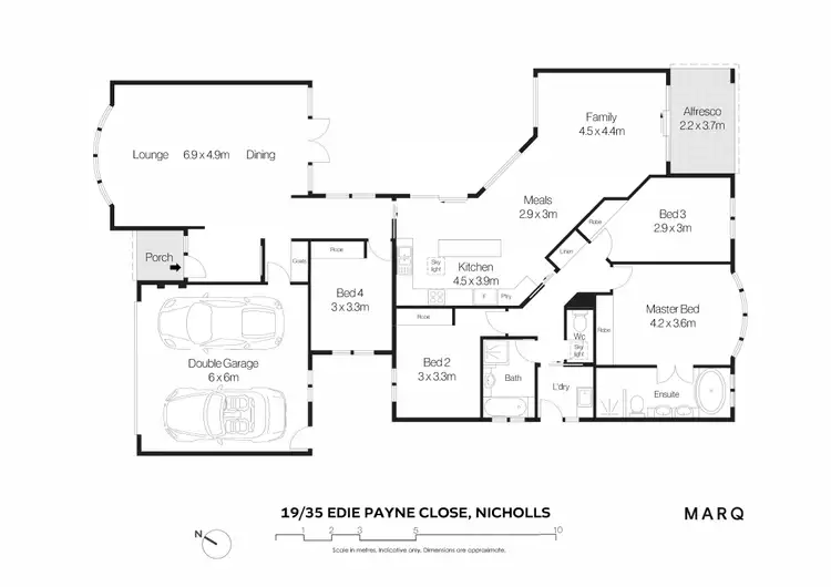 Floorplan of Homely townhouse listing, 19/35 Edie Payne Close, Nicholls ACT 2913