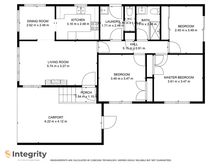 Floorplan of Homely house listing, 7 Derby Street, Warburton VIC 3799