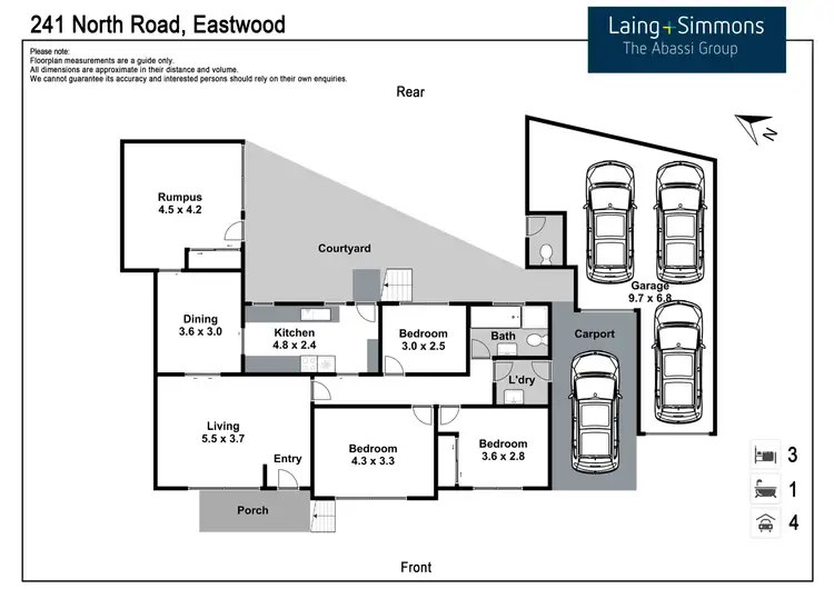 Floorplan of Homely house listing, 241 North Road, Eastwood NSW 2122