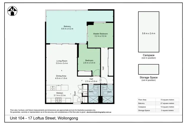 Floorplan of Homely apartment listing, 104/17 Loftus Street, Wollongong NSW 2500