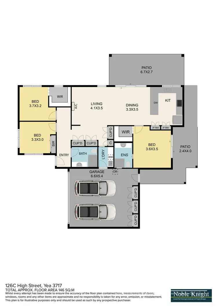 Floorplan of Homely townhouse listing, 126C High Street, Yea VIC 3717