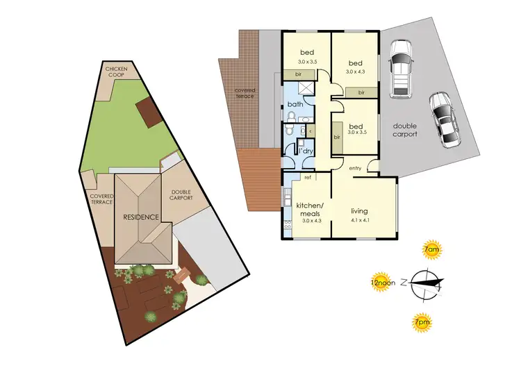 Floorplan of Homely house listing, 3 Longleaf Street, Frankston North VIC 3200