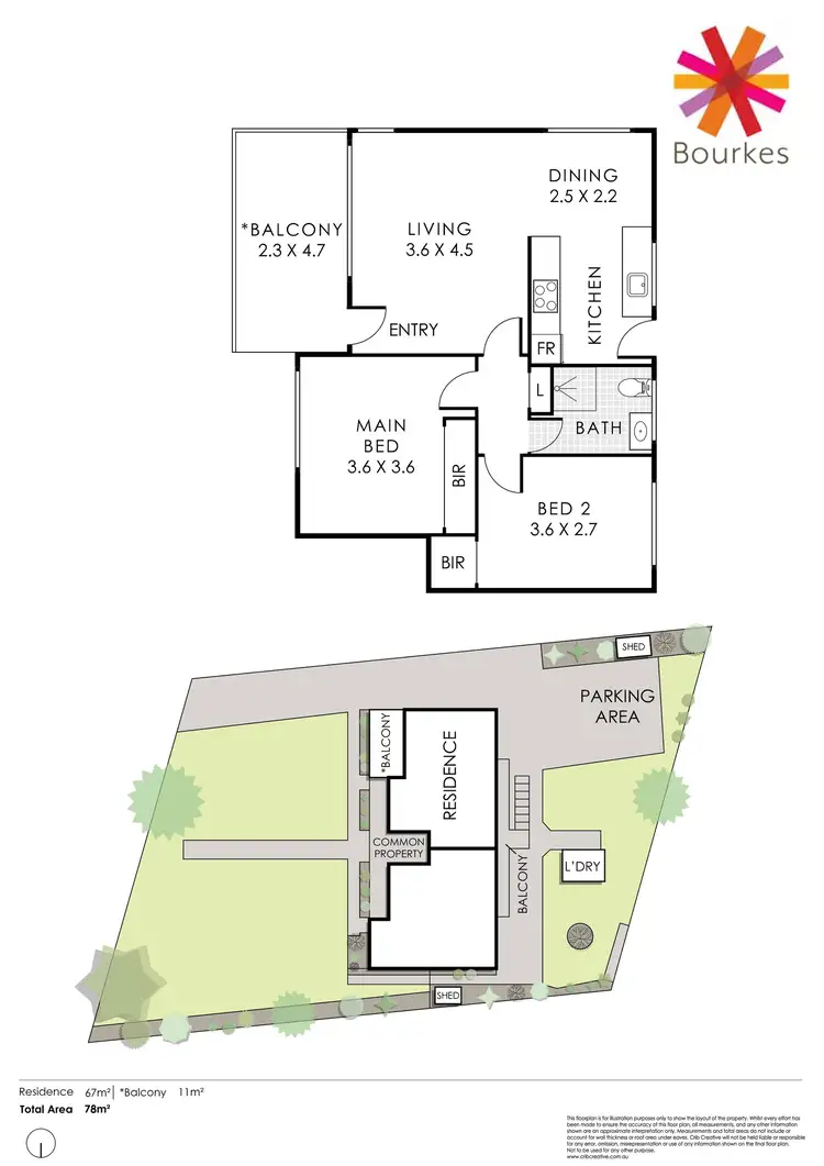 Floorplan of Homely unit listing, 3/17 Baldwin Street, Como WA 6152