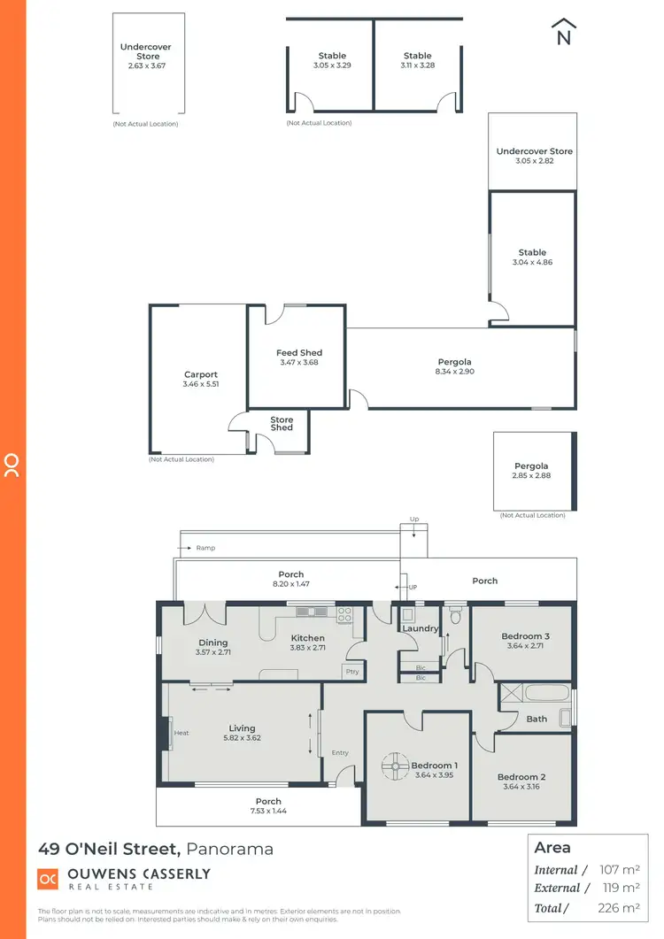 Floorplan of Homely house listing, 49 O'neil Street, Panorama SA 5041