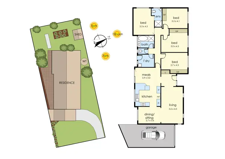 Floorplan of Homely house listing, 56 Brooklyn Avenue, Frankston VIC 3199