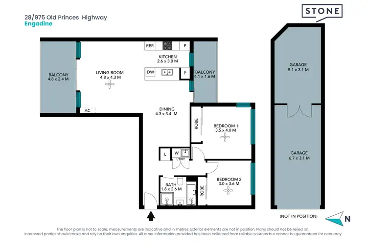 Floorplan of Homely apartment listing, 28/975 Old Princes Highway, Engadine NSW 2233