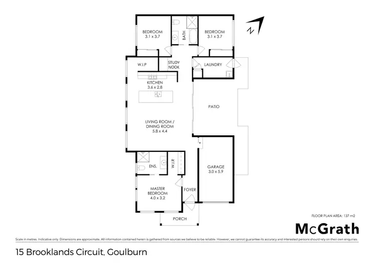 Floorplan of Homely land listing, 15 Brooklands Circuit, Goulburn NSW 2580