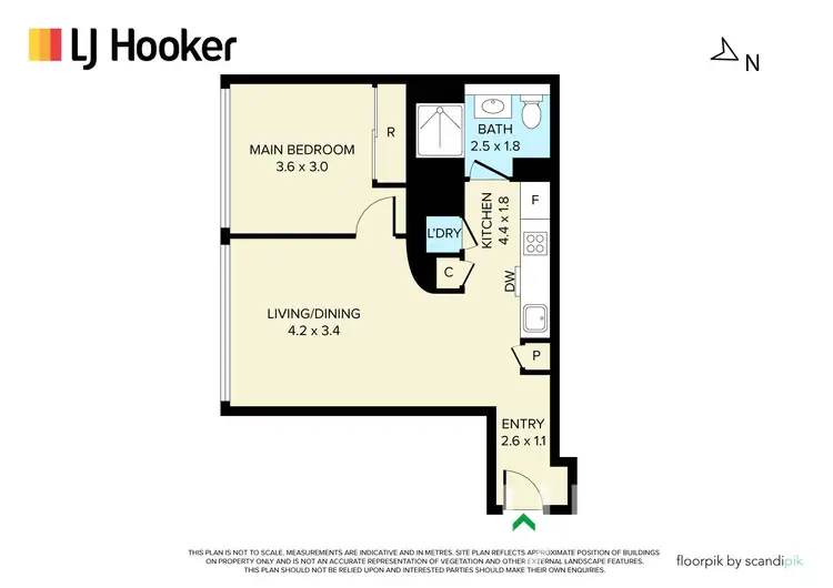 Floorplan of Homely apartment listing, 1509/157 A'beckett Street, Melbourne VIC 3000