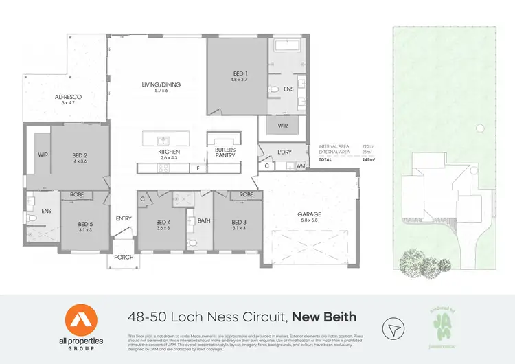 Floorplan of Homely house listing, 48-50 Loch Ness Circuit, New Beith QLD 4124