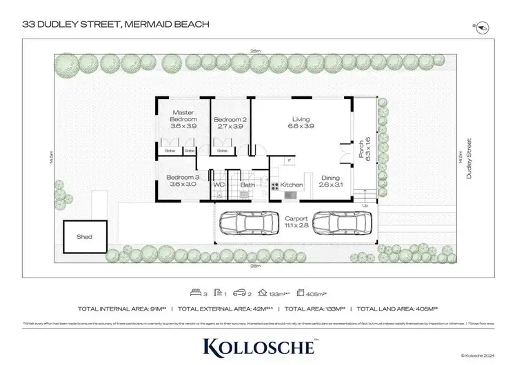 Floorplan of Homely house listing, 33 Dudley Street, Mermaid Beach QLD 4218