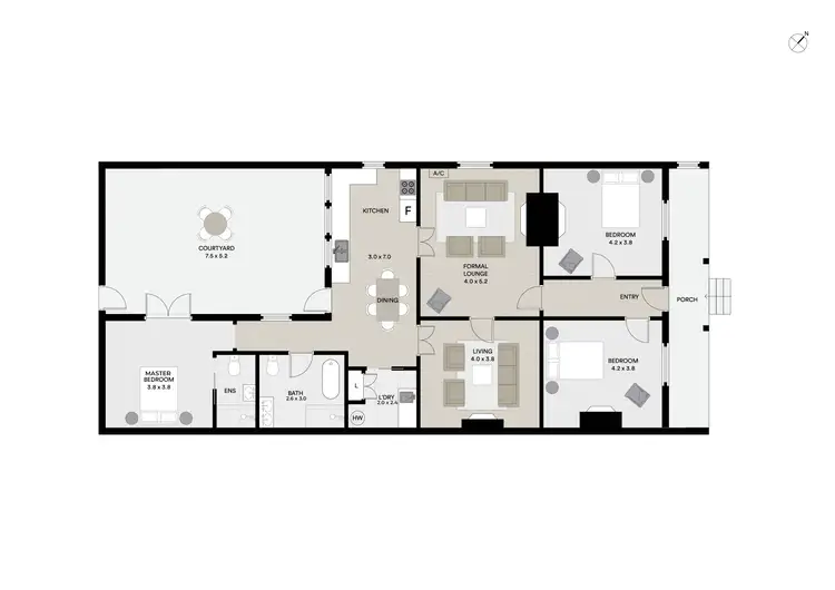Floorplan of Homely house listing, 2 Babington Street, Launceston TAS 7250