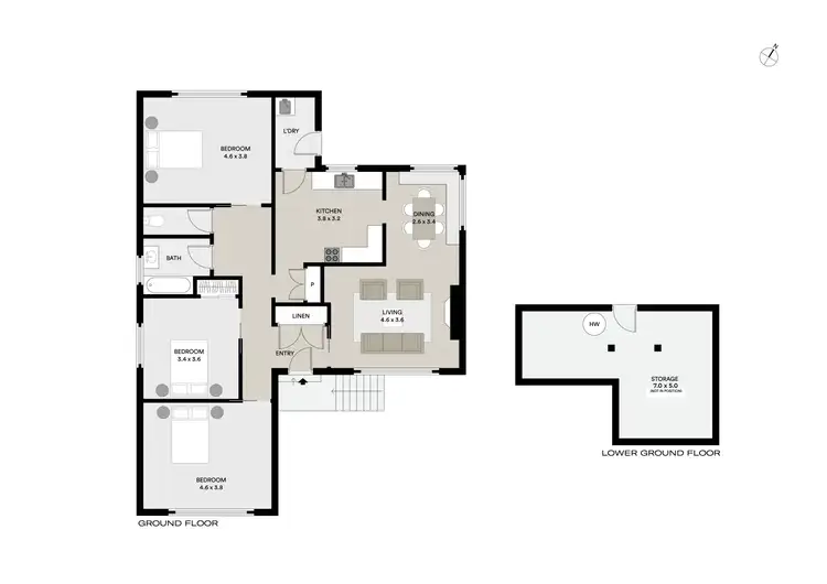 Floorplan of Homely house listing, 1/60 Pomona Road, Riverside TAS 7250