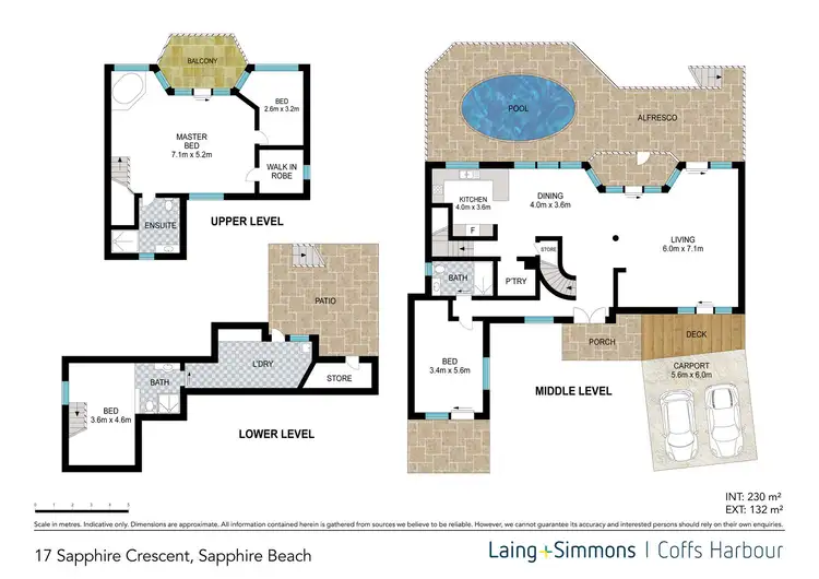 Floorplan of Homely house listing, 17 Sapphire Crescent, Sapphire Beach NSW 2450