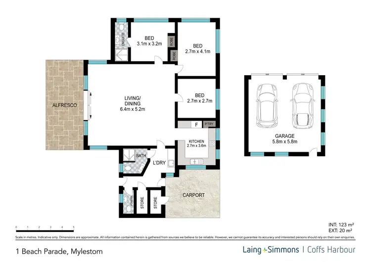 Floorplan of Homely house listing, 1 Beach Parade, Mylestom NSW 2454