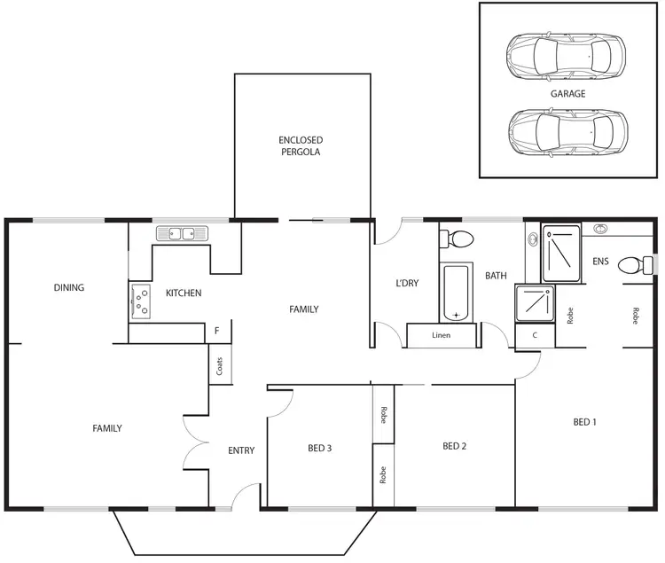 Floorplan of Homely house listing, 6 Embling Street, Wanniassa ACT 2903