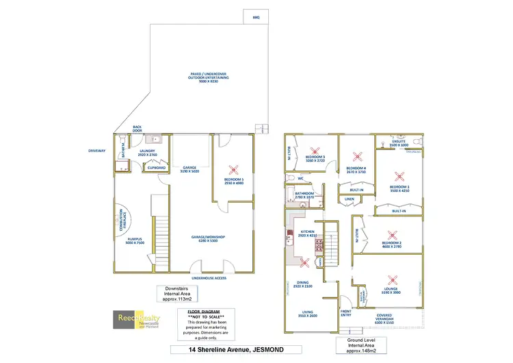 Floorplan of Homely house listing, 14 Shereline Avenue, Jesmond NSW 2299