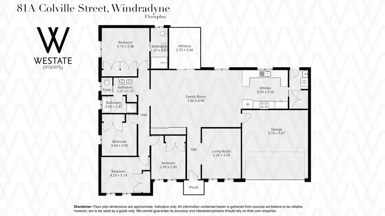 Floorplan of Homely house listing, 81A Colville Street, Windradyne NSW 2795