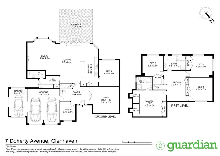 Floorplan of Homely house listing, 7 Doherty Avenue, Glenhaven NSW 2156