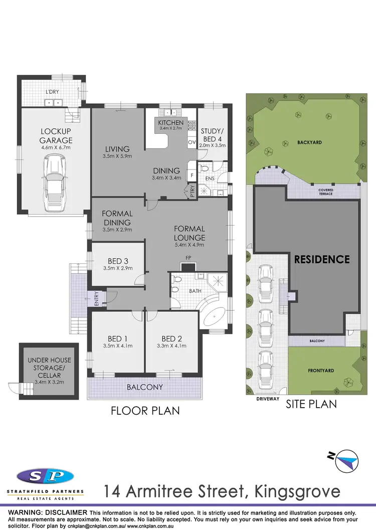 Floorplan of Homely house listing, 14 Armitree Street, Kingsgrove NSW 2208