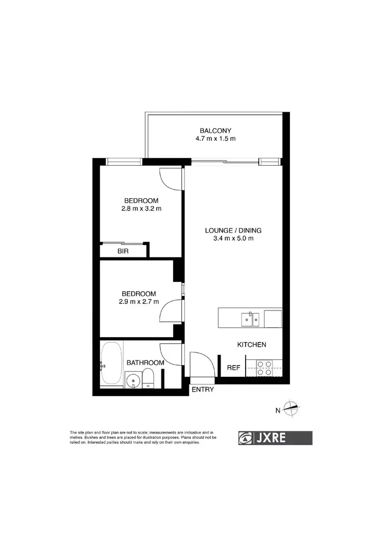 Floorplan of Homely apartment listing, 16/1 Greenfield Drive, Clayton VIC 3168