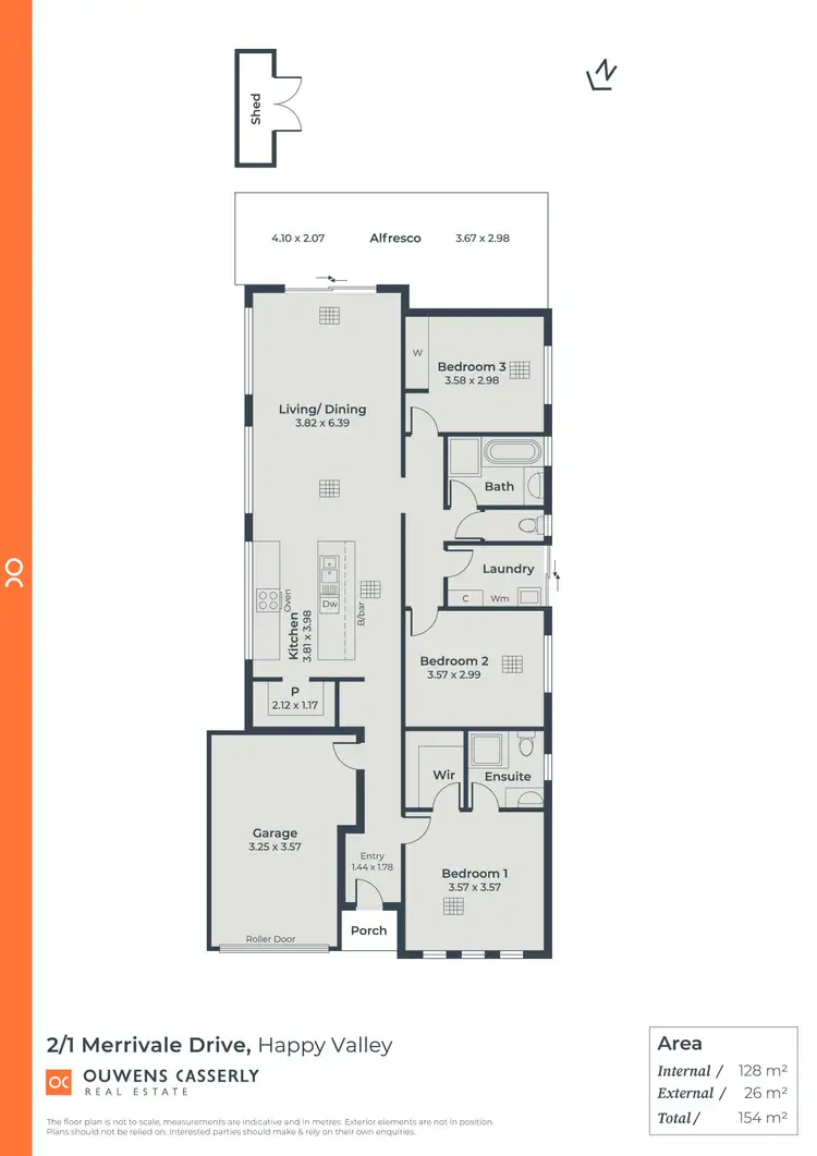 Floorplan of Homely house listing, 2/1 Merrivale Drive, Happy Valley SA 5159