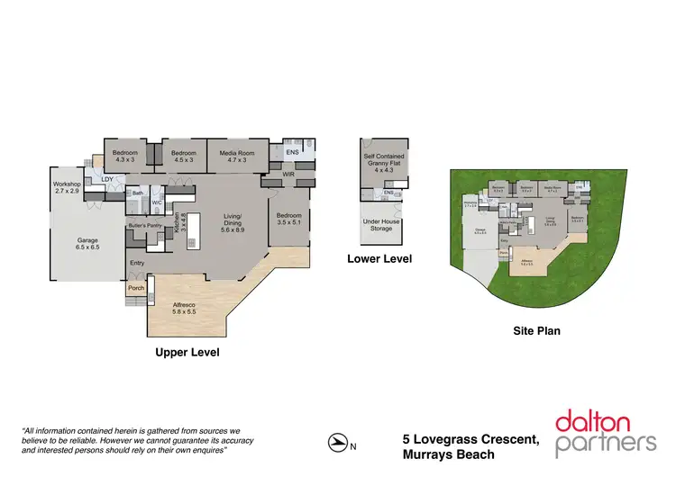 Floorplan of Homely house listing, 5 Lovegrass Crescent, Murrays Beach NSW 2281