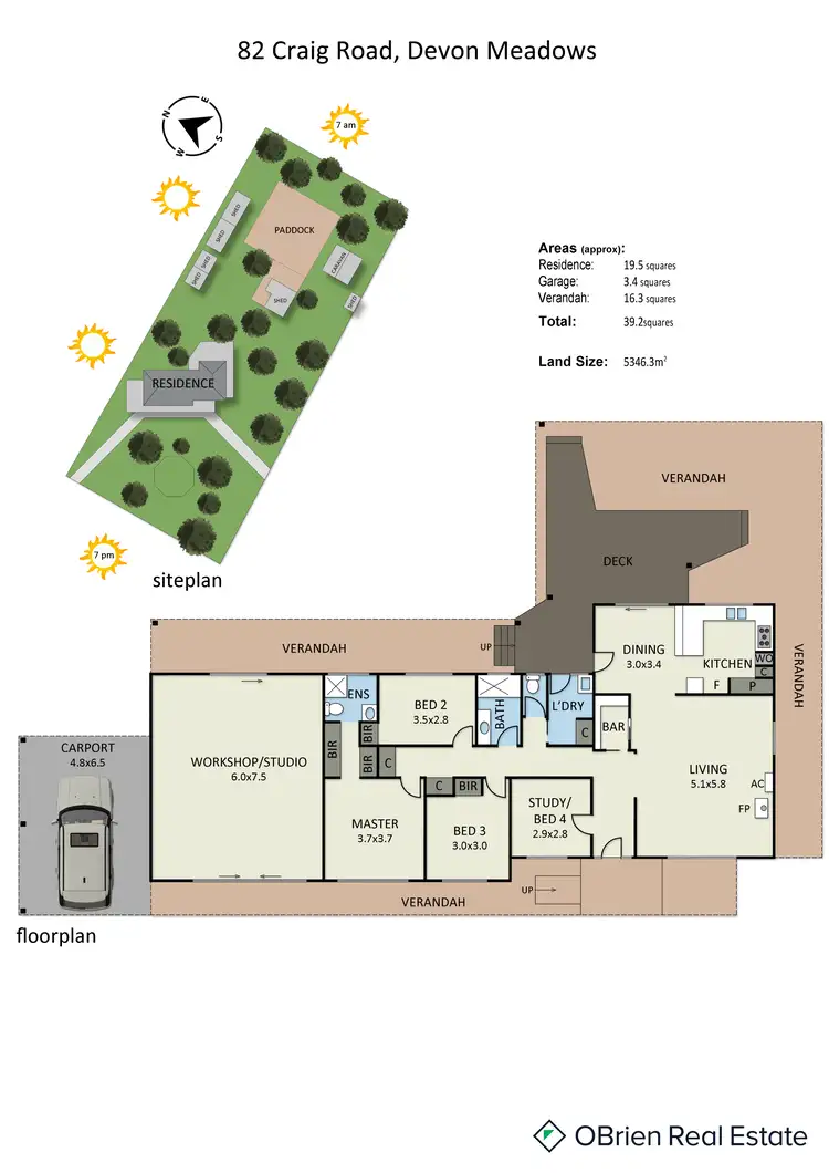 Floorplan of Homely house listing, 82 Craig Road, Devon Meadows VIC 3977