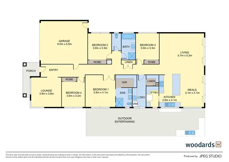 Floorplan of Homely house listing, 13 Voisin Drive, Diggers Rest VIC 3427