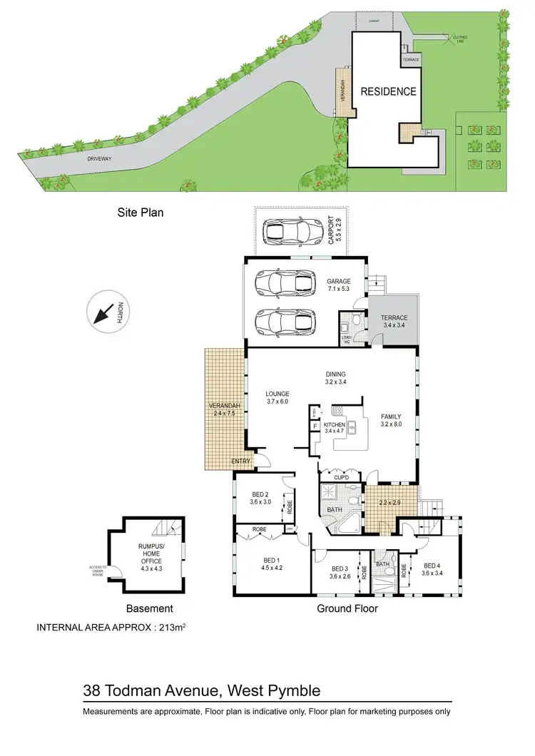Floorplan of Homely house listing, 38 Todman Avenue, West Pymble NSW 2073