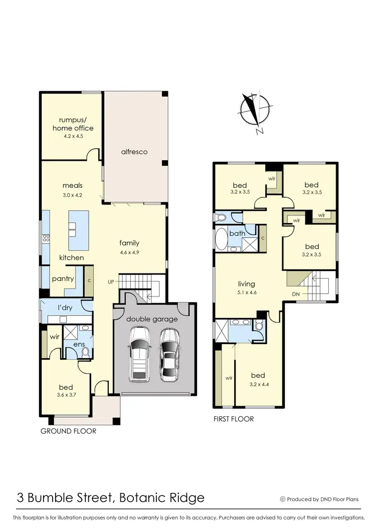Floorplan of Homely house listing, 3 Bumble Street, Botanic Ridge VIC 3977